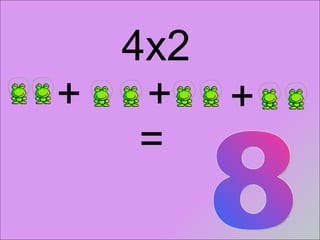 4x2 + + + = 8 