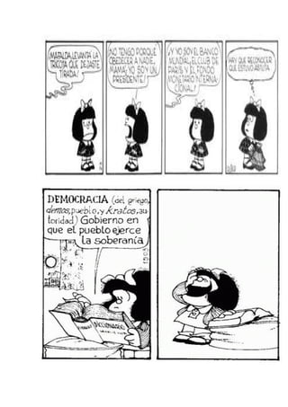 Mafalda estado y democracia