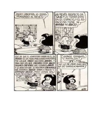 Mafalda y el mundo al reves