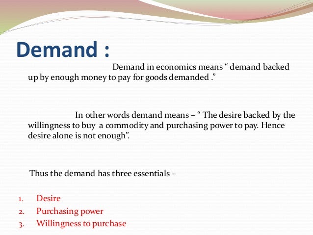 Demand Law Of Demand And Elasticity Of Demand With Explanation
