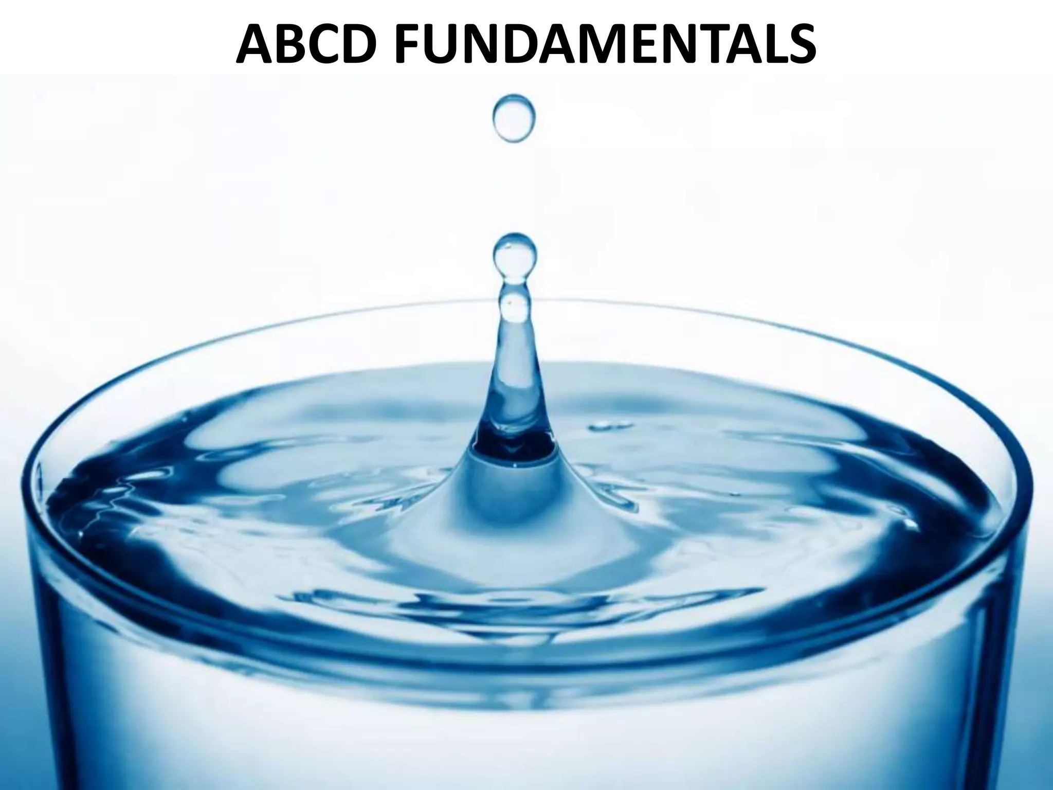 ABCD FUNDAMENTALS 
 