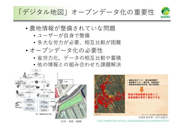 第２回 デジタル地図 の活用に関する検討会発表資料 農研機構 岩崎