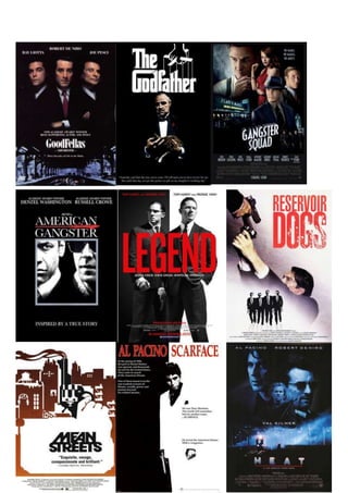 Mafia film posters