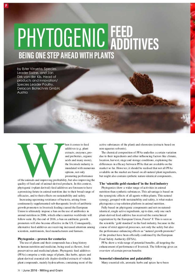 PHYTOGENIC FEED ADDITIVES