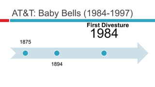 AT&T: Twenty Years of Change Case Analysis | PPTX