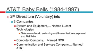 AT&T: Twenty Years of Change Case Analysis | PPTX