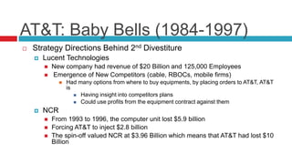 AT&T: Twenty Years of Change Case Analysis | PPTX