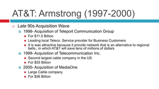AT&T: Twenty Years of Change Case Analysis | PPTX