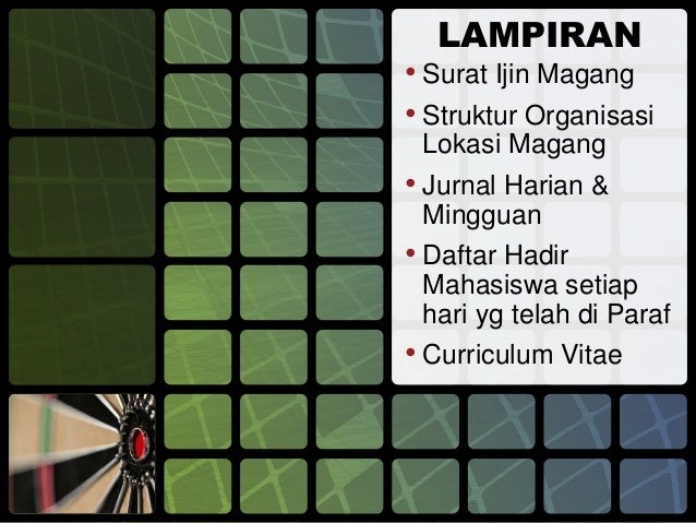 Teknik Penyusunan Laporan Magang
