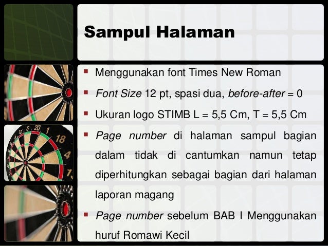 teknik penyusunan laporan magang 3 638
