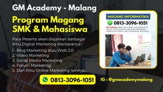 Magang SMK Jurusan Pemasaran Terdekat di Malang.pdf