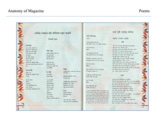 Anatomy of Magazine Poems
 