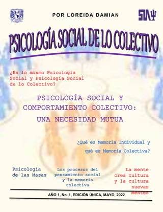 REVISTA PSICOLOGÍA SOCIAL DE LO COLECTIVO