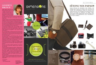 Cellulite, vergeture, double menton, dou-
ble ventre, je me scrute, « re-scrute », encore
et moi, petit à petit, je peste. Oui, je m’
« autopeste », m’en veux à mort. J’en
veux à cette main droite, qui pioche, en-
core et encore, j’en veux à ces yeux, qui
brillent devant ces mousses au chocolat
onctueuses. J’en veux à cette bouche,
qui ne refuse jamais rien, j’en veux à ce cerveau qui reconstitue constam-
ment le film de cet instant burger, ces mêmes burgers, entre autre, qui
m’ont été fatals.
Fatalité, oui, c‘est ça le mot, devant ces cuisses triplés en moins de 5 ans,
ces poignets d’amour, qui se sont transformés en mamelles de Ngor, cet
abdomen, qui est devenu tout fripé, et qui ressemble à une chambre à air.
Tout m’énerve. Ces joues qui gonflent, et qui rétrécissent mes yeux, ces
bras, gros, au sens vraiment propre. Tous ces bourrelets qui débordent, de
part et d’autre de mon pantalon taille basse qui était à la base taille haute.
Mes bodys sont jetés aux oubliettes, place à ces hauts larges, pour faire «
genre », et qui me vieillissent, mais ai-je vraiment le choix ?
Le jean de jeune fille, vestiges de mon ère « ado-staro-bombique », je refuse
de le jeter, j’espère secrètement l’enfiler, dans un rêve lointain…Mais ce
n’est qu’un rêve. Je tire cette photo. J’y étais tellement « mimi avec mes
frêles épaules, mes bras si fins, mes jambes, mes cuisses si sveltes. Je me
regarde, maintenant, et j’ai maaaallllll. P**** mais « qu’est ce qui m’est
zarivé comme ça ? ».
Non, ce n’est pas possible, si je n’étais pas si sure que c’est moi là, devant,
j’aurais fait comme ce vieux à qui on avait volé son sac alors qu’il dormait,
et qu’on avait en même temps rasé. Au réveil, il avait sursauté en ne voyant
pas son précieux sac, et, passant devant le miroir, il s’est arrêté et a dit : «
Heureusement dou mane »**.
Oui, j’aurai adoré répété que « Heureusement, dou mane », mais « mal-
heureusement, manla *», c’est bien moi, 5 ans après, étrangère à cette salle
de gym, que j’adorais, il y a 7 ans, esquissant maladroitement ces pas de
danse, au cours de bodyjam, mon cours favori, il y a de cela 6 ans. Moi qui «
parcoeurisais » toutes les « phases », me la jouant sexy et « in », aujourd’hui,
j’ai l’impression que c’est une autre moi, qui est là, devant moi.
Quand je pince mes cuisses, ça « m’éneeeerrrvve », cette peau d’orange
s’exacerbe. Le ventre roule sous mes doigts. Comment diable vais je faire
pour me débarrasser de toute cette masse ? Cette mission me paraît im-
possible !!!!
Mon chéri, je n’ose même pas imaginer son désir intact, et ça me fend un
peu le cœur, que je ne sois plus cette « Taille fine Coca Cola » d’antant, pour
qui il avait craqué.
Une petite voix essaie de me rassurer, en me disant : « Mais entre temps, tu
lui a mis au monde deux adorables petits enfants ». Je me décide à l’écouter.
Je les regarde alors, avec Amour. Je regarde mon ventre, le touche, il est
gros, oui, mais il a porté, 18 mois, deux êtres humains. Je regarde mes
cuisses, hyper « cellulitées », je me dis « ce n’est pas si grave tu sais, c’est
pour la bonne cause ». Je me souviens alors de ce qu’Hamza m’a dit, à la
salle de sport, il y 2 semaines « Yalla dou méyé, dey Abalé*** ». Oui, on
s’aperçoit, un peu amèrement, que la jeunesse n’est pas éternelle, tout
passe, même la beauté.
Je tire alors le tiroir de ma commode, regarde le bikini tristement, mais avec
résignation, et le jette. Je referme résolument le tiroir, et, dans ma tête, je lui
dis adieu, à ce bikini, et bonjour, à la première minute du reste de ma vie.
Goodbye BIKINI !
* Ce n’est pas moi
** C’est moi
*** Dieu n’offre pas, il prête.
GoodBYE
BIKINI !!!
Par Rabia DIALLO
Ecrivain, chroniqueuse
contact@rabiadiallo.com
rabiadiallo.com
ACCESSOIRESCHRONIQUE
 