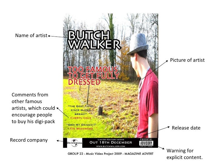 Magazine Advert Research