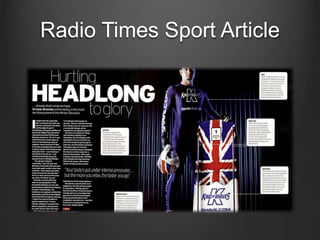 Radio Times Sport Article
 