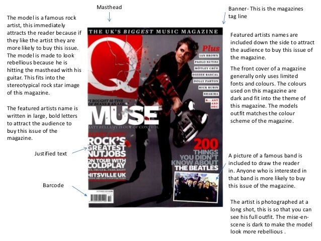 music magazine analysis