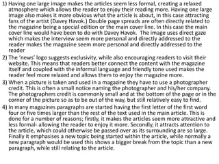 Magazine analysis d.p.s | PPT