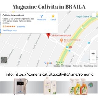 Magazine Calivita in BRAILA
info: https://comenzicalivita.calivita4.me/romania
 