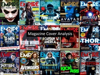 Magazine Cover Analysis
 