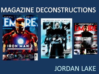 Magazine deconstruction for jordan