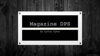 Magazine Double Page Spread Research | PPTX