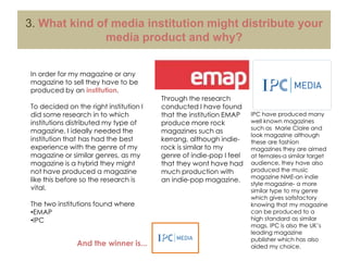 A title/header  which is situated at the top and also down the right hand side to show that the magazine is up to date (“This Week”) and what the page is (“contents”)Contents PageConventions of a contents pageBright colours have been used, also a colour palette of coral pink and black has been used to represent the target audience yet appeal to the genre, females are stereotyped as liking pink with black being associated with indie/rock genres they should be bright and colour to encourage the reader in