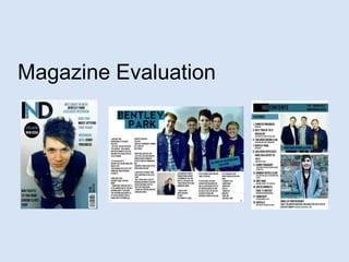 Magazine Evaluation
 