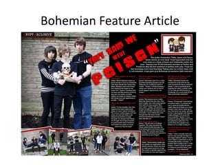Bohemian Feature Article