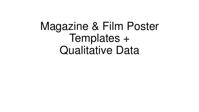 magazine film poster templates