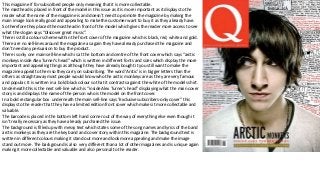 This magazine if for subscribed people only meaning that it is more collectable. 
The masthead is placed in front of the m...