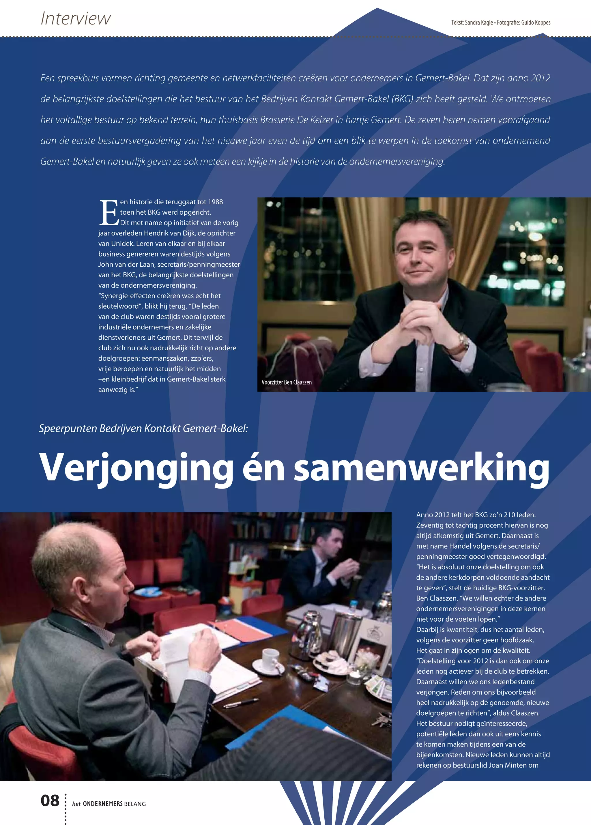 Magazine het ondernemersbelang revuss 01 2012 | PDF