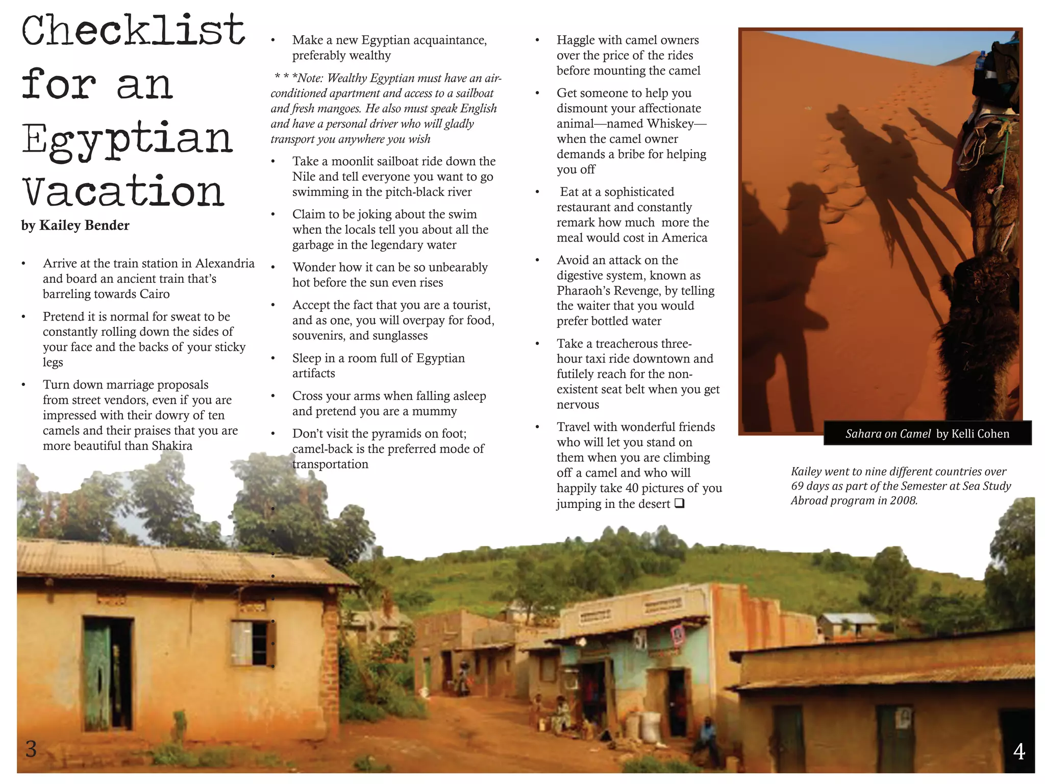 Checklist                                       !"   K$<'"$"/'("=%93*)$/"$,L7$)/*$/,'?"
                                                     30'4'0$6&9"('$&*+9
                                                                                                  !"   #$%%&'"()*+",$-'&".(/'01"
                                                                                                       .2'0"*+'"30),'".4 "*+'"0)5'1"


for an
                                                                                                       6'4.0'"-.7/*)/%"*+'",$-'&
                                                !"!"!"#$%&'!(&)*%+,!-.,/%0)1!234%!+)5&!)1!)067!
                                                8$190%0$1&9!)/)6%2&1%!)19!)88&44!%$!)!4)0*:$)%!   !"   8'*"1.-'./'"*."+'&3"9.7"
                                                )19!;6&4+!2)1.$&4<!=&!)*4$!234%!4/&)>!-1.*04+!         5)1-.7/*"9.70"$44',*)./$*'"


Egyptian
                                                )19!+)5&!)!/&64$1)*!9605&6!?+$!?0**!.*)9*,!            $/)-$&:/$-'5";+)1<'9:
                                                %6)14/$6%!,$3!)1,?+&6&!,$3!?04+!                       (+'/"*+'",$-'&".(/'0"
                                                                                                       5'-$/51"$"60)6'"4.0"+'&3)/%"
                                                !"   C$<'"$"-../&)*"1$)&6.$*"0)5'"5.(/"*+'"


Vacation
                                                                                                       9.7".44
                                                     M)&'"$/5"*'&&"'2'09./'"9.7"($/*"*."%."
                                                     1()--)/%")/"*+'"3)*,+D6&$,<"0)2'0            !"   "=$*"$*"$"1.3+)1*),$*'5"
                                                                                                       0'1*$70$/*"$/5",./1*$/*&9"
                                                !"   I&$)-"*."6'"H.<)/%"$6.7*"*+'"1()-"
!"#$%&'("#)(*+(,                                                                                       0'-$0<"+.("-7,+""-.0'"*+'"
                                                     (+'/"*+'"&.,$&1"*'&&"9.7"$6.7*"$&&"*+'"
                                                                                                       -'$&"(.7&5",.1*")/">-'0),$
                                                     %$06$%'")/"*+'"&'%'/5$09"($*'0
!"   >00)2'"$*"*+'"*0$)/"1*$*)./")/">&'E$/50)$" !"                                                !"   >2.)5"$/"$**$,<"./"*+'"
                                                     ;./5'0"+.(")*",$/"6'"1."7/6'$0$6&9"
     $/5"6.$05"$/"$/,)'/*"*0$)/"*+$*A1"                                                                5)%'1*)2'"191*'-?"</.(/"$1"
                                                     +.*"6'4.0'"*+'"17/"'2'/"0)1'1
     6$00'&)/%"*.($051"I$)0.                                                                           @+$0$.+A1"B'2'/%'?"69"*'&&)/%"
                                                !"   >,,'3*"*+'"4$,*"*+$*"9.7"$0'"$"*.70)1*?"          *+'"($)*'0"*+$*"9.7"(.7&5"
!"   @0'*'/5")*")1"/.0-$&"4.0"1('$*"*."6'"           $/5"$1"./'?"9.7"()&&".2'03$9"4.0"4..5?"           30'4'0"6.**&'5"($*'0
     ,./1*$/*&9"0.&&)/%"5.(/"*+'"1)5'1".4 "          1.72'/)01?"$/5"17/%&$11'1
     9.70"4$,'"$/5"*+'"6$,<1".4 "9.70"1*),<9"                                                     !"   C$<'"$"*0'$,+'0.71"*+0''D
     &'%1                                       !"   J&''3")/"$"0..-"47&&".4 "=%93*)$/"                +.70"*$E)"0)5'"5.(/*.(/"$/5"
                                                     $0*)4$,*1                                         47*)&'&9"0'$,+"4.0"*+'"/./D
!"   C70/"5.(/"-$00)$%'"30.3.1$&1"                                                                     'E)1*'/*"1'$*"6'&*"(+'/"9.7"%'*"
     40.-"1*0''*"2'/5.01?"'2'/")4 "9.7"$0'"     !"   I0.11"9.70"$0-1"(+'/"4$&&)/%"$1&''3"
                                                                                                       /'02.71
     )-30'11'5"()*+"*+')0"5.(09".4 "*'/"             $/5"30'*'/5"9.7"$0'"$"-7--9
     ,$-'&1"$/5"*+')0"30$)1'1"*+$*"9.7"$0'"                                                       !"   C0$2'&"()*+"(./5'047&"40)'/51"
                                                !"   N./A*"2)1)*"*+'"390$-)51"./"4..*O"                                                               =".")"'7#'D"(%2%%>C%P"??4%F-2"1
     -.0'"6'$7*)47&"*+$/"J+$<)0$                                                                       (+."()&&"&'*"9.7"1*$/5"./"
                                                     ,$-'&D6$,<")1"*+'"30'4'00'5"-.5'".4 "
                                                                                                       *+'-"(+'/"9.7"$0'",&)-6)/%"
                                                     *0$/13.0*$*)./
                                                                                                       .44 "$",$-'&"$/5"(+."()&&"          3"+2%4'5%#6'67'#+#%'!+88%)%#6'*7/#6)+%-'79%)'
                                                                                                       +$33)&9"*$<'"FG"3),*70'1".4 "9.7"   :;'!"4-'"-'<")6'78'6.%'=%(%-6%)'"6'=%"'=6/!4'
                                                                                                       H7-3)/%")/"*+'"5'1'0*"!             >?)7"!'<)7,)"('+#'@AABC
                                                !"
                                                !"
                                                !"
                                                !"
                                                !"
                                                !"
                                                !"
                                                !"




V                                                                                                                                                                                       X
 