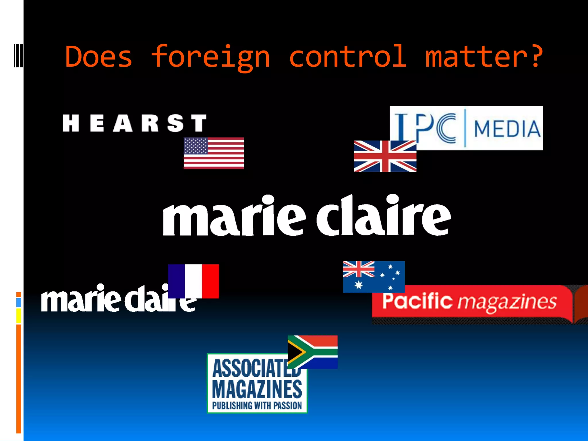 Does foreign control matter?
 