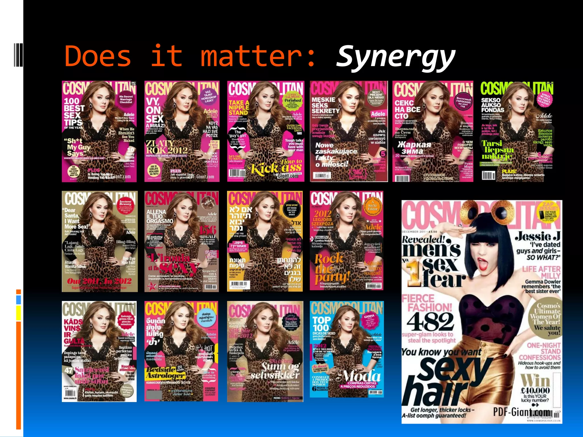 Does it matter: Synergy
 