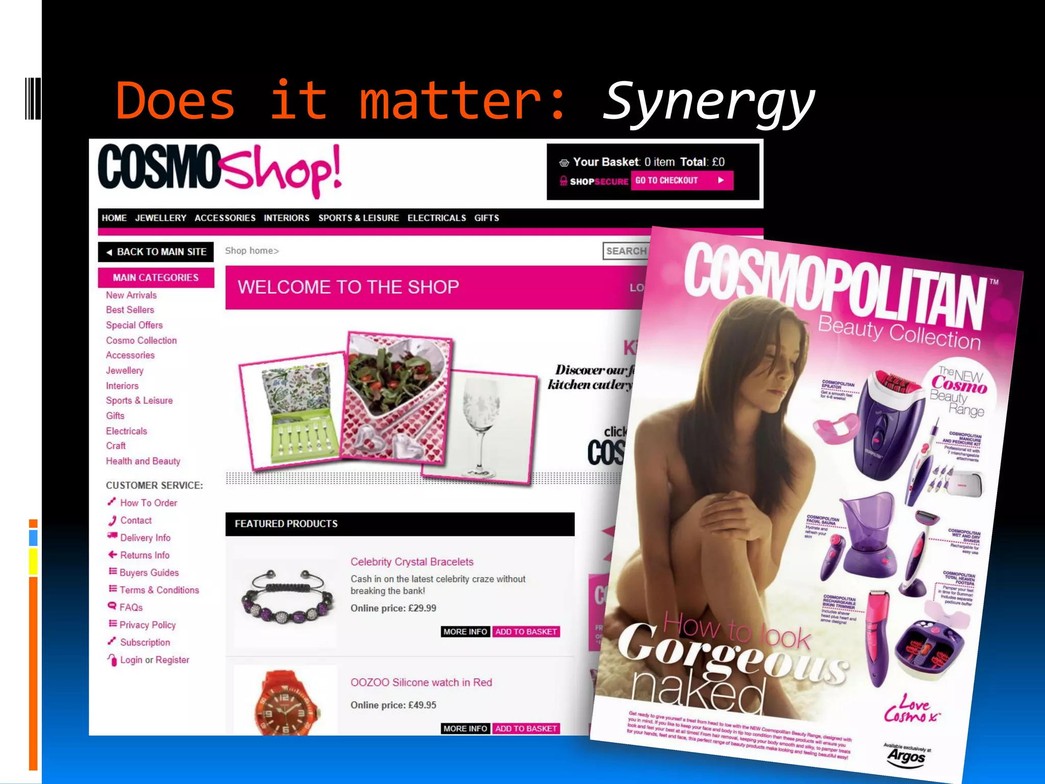 Does it matter: Synergy
 