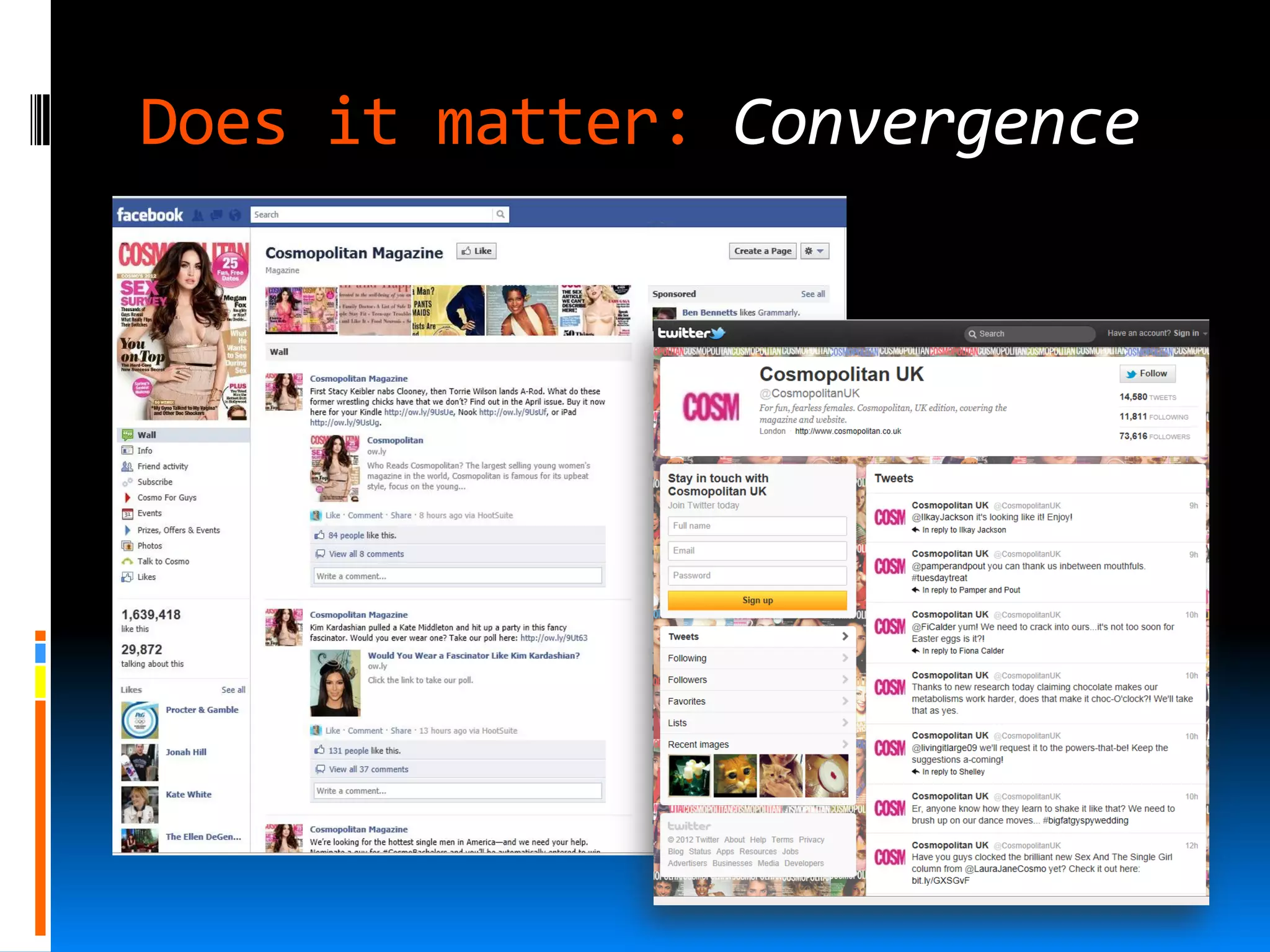 Does it matter: Convergence
 