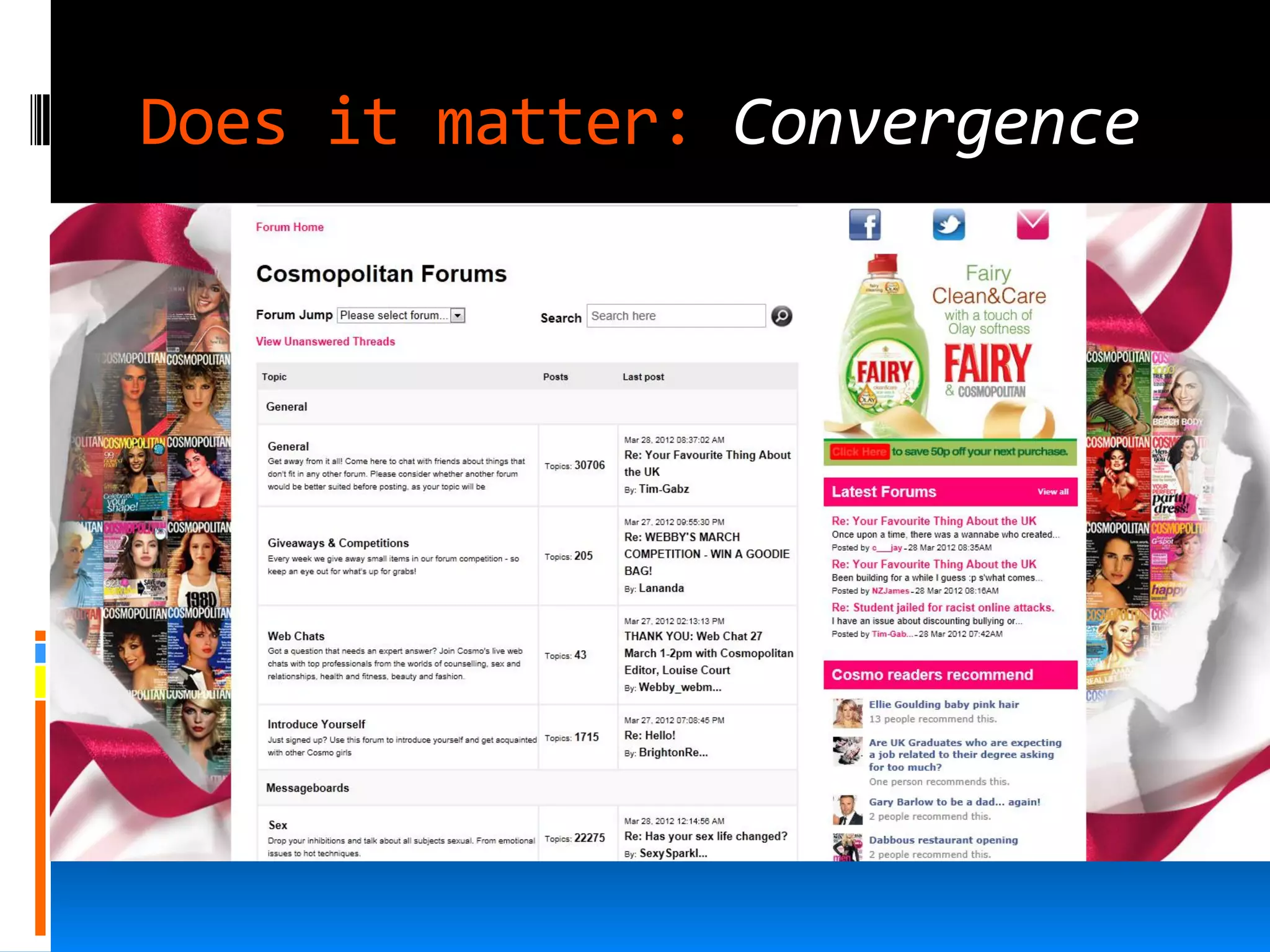 Does it matter: Convergence
 