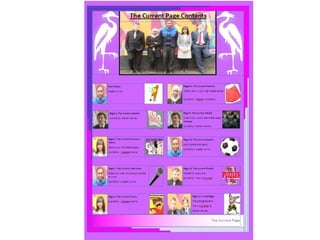 Magazine pages color