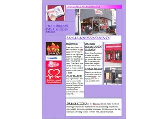 Magazine pages color