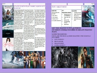 Magazine pages color