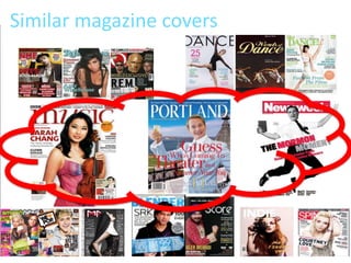 Similar magazine covers
 
