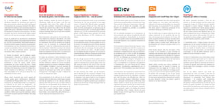 | 2726 | Grups municipals
platjadaro@ciudadanos-cs.org
girona.ciudadanos-cs.org
pp@platjadaro.com
platjadaro365.blogspot.com
castellplatjadaro@esquerra.org
locals.esquerra.cat/castellplatjadaro
iniciativacps@gmail.com
iniciativacps.blogspot.com
Iniciativa per Catalunya Verds
Ordenances 2016: una altra oportunitat perduda
En els dos darrers plens de l’any, l’equip de Govern
marca la seva proposta política i econòmica per a l’any
vinent amb les ordenances fiscals (taxes i impostos),
que no són un simple fet comptable, sinó que
mostren a la ciutadania les prioritats i la sensibilitat
política que s’aplicarà.
ICV ha participat activament en la introducció de
noves propostes que milloren la qualitat de vida dels
nostres conciutadans, fonamentades en el principi
bàsic de la igualtat social i la responsabilitat fiscal en
funció dels ingressos i de la capacitat econòmica de
les famílies.
El fraccionament mensual de tots els impostos i taxes
municipals, les bonificacions del 90% a projectes de
construcció d’habitatges socials i la seva progressiva
bonificació a la baixa durant els cinc anys posteriors,
la penalització amb un 50% de l’IBI als habitatges
desocupats fruit de desnonaments, la bonificació
del 30% als habitatges que incorporen millores en
el consum d’energia, l’exempció d’impostos en el
registre d’animals de companyia per a majors de 65
anys o la simplicitat en el pagament del pagaments
a l’administració, són part troncal de les nostres
aportacions, desestimades majoritàriament per un
govern (CiU i PSC) immobilista i poc amant del canvi.
Les ordenances 2016 mantenen la pressió fiscal com
a base dels ingressos del municipi, però no tenen en
compte la situació real de les ciutadanes i ciutadans
que cada dia tenen més dificultats per cobrir les
seves necessitats bàsiques (alimentació, energia,
roba o educació) incrementant la diferència entre
classes socials en funció de les seves economies.
L’agrupació local d’ICV pensem que ha estat una altra
oportunitat perduda per part del govern d’apropar-
se a comprendre i ajudar a les famílies del municipi
de Castell-Platja d’Aro i S’Agaró. Només ens resta
desitjar-vos que el 2016 sigui l’inici d’un període de
pau i igualtat social.
Grups municipals
Ciutadans
Compromís amb Castell-Platja d’Aro-S’Agaró
Benvolguts conciutadans, des de la nostra agrupació,
volem explicar-vos unes dades molt importants i
rellevants en la nostra activitat política i de compromís
amb el municipi. En el passat ple d’11 de novembre,
vam donar suport a l’esborrany provisional de les
ordenances fiscals per a l’exercici 2016.
Com bé sabreu tots, en aquest esborrany hi ha una
rebaixa substancial de les quantitats què tots els
veïns del municipi estem subjectes. En el marc del
nostre programa electoral municipal, Ciutadans hem
defensat i hem complert tot el possible, tot i què
en alguns punts es podria haver millorat però les
circumstàncies del moment econòmic actual no ho
han permès.
D’altre banda, després dels fets ocorreguts a París
el passat 13 de novembre, el grup municipal de
Ciutadans amb membres de la nostra agrupació vam
participar conjuntament amb membres de l’equip de
govern del nostre municipi i d’altres forces polítiques,
en la concentració de repulsa davant de l’Ajuntament
a causa d’aquests lamentables atemptats.
També volem recordar que estem pendents de
la problemàtica que ha suscitat el projecte de
construcció d’un nou espigó de 75 metres al Port
d’Aro, en el que el medi ambient de les platges queda
en risc per la seva renovació natural. També la pèrdua
de gairebé 200 amarratges al port, fa que aquest
tema requereixi d’una sensibilitat especial en la que
el nostre grup municipal està a disposició per escoltar
les parts afectades i cercar una solució i poder-la
defensar en un futur immediat.
Partit Popular
Propostes per millorar el municipi
Els darrers atemptats terroristes a París ens fan
refermar en la nostra proposta que fem sempre fem
d’augmentar l’equip de la Policia Local per mantenir
la seguretat al nostre municipi. Treballant des de
l’oposició és complicat dur a terme aquestes accions
que nosaltres veiem tant necessàries per millorar la
vila. Ens trobem amb les mans lligades ja que ara, les
nostres propostes han de ser acceptades per l’equip
de govern, que sovint té altres prioritats. Tot i això, no
ens quedem de braços plegats i seguim treballant per
mantenir aquestes propostes a sobre la taula.
A Castell-Platja d’Aro i S’Agaró sempre hem estat
capdavanters en les accions turístiques com són la
Festa de la Cervesa, el Dance Festival, l’Encesa de
llums de Nadal, el Pessebre Vivent o el Carnaval.
Tots són actes de gran espectacle, i per tant hauríem
d’aconseguir un èxit de públic important, però la
realitat no és així, el turisme es efímer.
Si volem ser capdavanters com a destí turístic cal que
no perdem les bones oportunitats per fer molta més
difusió dels actes que hi celebrem, i una manera de
optimitzar aquesta difusió és informant als hotelers i
al comerç en general, amb molta més antelació per
tal que pugin oferir avantatges o ofertes al turisme
que ens visita.
Una de les millors maneres que tenim per
promocionar-nos arreu és assistir a més fires de
turisme. Nosaltres apostem per aquelles adreçades
directament al consumidor final. Mostres més
específiques i de producte: golf, senderisme,
cicloturisme, esports aquàtics, gastronomia, etc.
Així podrem mostrar directament tot allò del que el
turisme pot gaudir. Aprofitem, per desitjar-vos molt
Bones Festes de Nadal a tots i que el proper any 2016
ens ompli a tots de amor i joia per compartir amb els
que més estimem.
Esquerra Republicana de Catalunya
L’Equip de Govern tria... “zona de confort”
Quan ja hem passat amb escreix el que normalment
s’anomenen els 100 dies de gràcia, ja hem pogut
copsar el tarannà dels diferents grups municipals:
un equip de govern format per CiU i PSC que fa
honor al terme sociovergència, el principal grup de
l’oposició format per ERC, i la resta de grups també a
l’oposició: ICV, C’s i PP. La manera de fer les coses del
govern i d’ERC segueix essent oposada: CiU manté
les mateixes dinàmiques i el PSC, simplement, s’hi
adapta.
Un bon exemple l’hem tingut amb l’aprovació inicial
de les ordenances fiscals, un tema sensible on res no
ha canviat. Sí, es rebaixa (una mica) l’IBI per imperatiu
legal, però no per voluntat política com fa anys que
reivindiquem des del nostre grup. Per això parlem de
la zona de confort d’uns i altres… Un altre exemple:
per no molestar els socis de govern, CiU no posa un
cartell de Municipi Adherit a l’Associació de Municipis
per la Independència a l’entrada de la població.
Per tant, del gir anunciat pel PSC ja podem dir que,
res de res. Bé, de fet podríem començar amb allò tant
repetit en campanya de Sr. Giraut, plegui, marxi i tot
allò vessat en contra de CiU, però és clar, com diu
Groucho Marx: si no li agraden els meus principis,
en tinc d’altres; i el poder, tira molt, a qualsevol preu.
De totes maneres, des d’ERC, des de l’oposició,
amb la dificultat que això comporta, treballem d’una
forma constructiva sempre des de la perspectiva de
la ciutadania, i per aquest motiu no ens enroquem
en posicions partidistes, sinó que votem a favor o
ens abstenim en aquelles qüestions que considerem
positives per al municipi. El Grup Municipal d’ERC us
desitja unes bones festes.
ciuplatjadaro@gmail.com
ciuplatjadaro.blogspot.com
maurici.jimenez@platjadaro.com
tramuntanapsc.blogspot.com.es
Convergència i Unió
En l’inici d’un nou mandat
En el moment d’iniciar la legislatura 2011-2015,
afrontàvem l’aplicació de mecanismes per superar la
greu crisi econòmica, situació que també condicionava
el finançament del pressupost municipal. Però alhora,
calia mantenir la cohesió social, incrementar els ajuts i la
qualitat dels serveis, i dinamitzar el turisme i l’economia
tot fomentant la creació de noves empreses i més llocs
de treball. Ara, que és moment de fer balanç, podem
atrevir-nos a dir que hem aconseguit resultats positius.
El punt de partida del nou Ajuntament és notablement
milloripermetenafrontar,alnouequipdegovernformat
per CiU i PSC, un pla ambiciós. Nous temps marcats per
la cohesió social, la seguretat ciutadana, la participació i
la transparència, i per una administració local moderna
i propera als ciutadans. Volem una intervenció potent
de les àrees d’acció territorial, turisme i promoció
econòmica, cultura, esports i joventut.
En l’horitzó cal destacar que les polítiques socials,
d’ensenyament i d’atenció a la infància, de centres
cívics i associacions o de salut i distribució d’aliments
disposaran de nous equipaments públics, que també
beneficiaran a l’àrea de cultura. També prenen
protagonisme les noves escoles Vall d’Aro i Fanals
d’Aro, el nou Centre Cívic de Castell d’Aro i l’ampliació
del Centre Cívic Vicenç Bou o el nou CAP a Platja d’Aro.
També l’ampliació de la biblioteca i del Museu de la
Nina, disponibilitat de les sales de la Masia Bas o la
rehabilitació de l’antic casinet.
Alhora, estem convençuts que serem capaços de
resoldre quatre grans reivindicacions històriques:
la continuïtat del Passeig Marítim fins a Port d’Aro; la
construcció de l’Auditori-Teatre-Palau de Congressos;
la renovació de les xarxes de clavegueram i de
bombament d’aigües plujanes; i la reurbanització de les
urbanitzacions no recepcionades. És un pla ambiciós,
certament, però alguns d’aquestes projectes ja es
visualitzen i d’altres estan a punt de començar; i alhora
el nou pacte de govern garanteix estabilitat, valor afegit
i consens.
Partit dels Socialistes de Catalunya
Sis mesos de govern, l’inici de moltes coses
Aquest desembre assolim sis mesos de govern a
l’Ajuntament. Molts són els reptes a que ens vam
comprometre: lluita contra l’atur, millora de tracte
als veïns amb proximitat i fomentant la participació,
reducció de la pressió fiscal, millora de la vila turística
i protecció dels joves amb polítiques d’educació,
ocupació i habitatge. Reptes per als que estem treballant
des del primer moment.
Estem demostrant voler governar de la mà dels veïns,
s’han triplicat les comissions informatives i s’ha obert
l’assistència de tots els grups municipals a les meses
de contractació. Així, tant les decisions de l’equip de
govern, com els processos de contractació tenen
seguiment i poden ser complementats pels punts de
vista de l’oposició. També hem començat a fer efectius
els nostres primers compromisos: reducció del pressió
fiscal a les ordenances de l’any 2016 o la creació de la
taula sectorial de promoció econòmica i turisme.
Els reptes són immensos i volem incorporar un nou
model de gestió proper i participatiu per donar solució
als problemes diaris. Estem reorganitzant la gestió
del Banc d’Aliments, millorant els serveis d’ocupació,
engegant projectes de formació, replantejant aspectes
de la mobilitat, treballant a prop del personal de
l’Ajuntament per donar millors serveis, preparant
projectes de participació per àmbits com la definició
d’equipaments i d’estratègies de poble, o millorant els
serveis de neteja als tres nuclis.
Com proclamàvem hi ha molt per fer en el nostre
municipi,sabemonvolemanar,ivolemseguircomptant
amb tots els ciutadans en el dia a dia per cridar-nos
l’atenció sobre allò que no va bé. Us volem també al
costat fent-vos coresponsables de les decisions més
transcendents per a la nostra vila. Junts podem fer un
poble millor si seguim treballant plegats. Aquests sis
mesos són just l’inici de moltes coses. Us desitgem
bones festes i una entrada d’any plena d’il·lusió per a
tots els reptes que ens esperen per al 2016.
 
