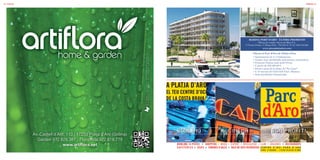 | 0302 | Publicitat PublicitatPublicitat
Ubicat al Port d’Aro de Platja d’Aro
Apartaments de 2 i 3 habitacions
Amplia zona ajardinada amb piscina comunitària
Primeres Plantes amb jardí Privat
A partir de 305.000,00 €
Situat a prop de la platja de "Sa Conca"
A 10 minuts del Club Golf d'Aro -Masnou-
Amb possibilitat d'amarratge
MARINA PORT D'ARO · ÚLTIMA PROMOCIÓ
Oficina de vendes: Sierra de Mias S.A.
C/ Punta Prima, 3 Platja d'Aro · Tel 972 81 78 12 / 639 310 626
www.pisosplatjadaro.com
 