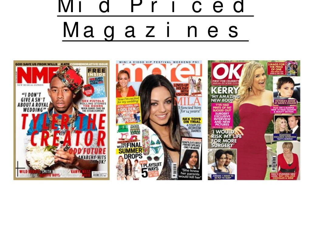 Magazine price comparison