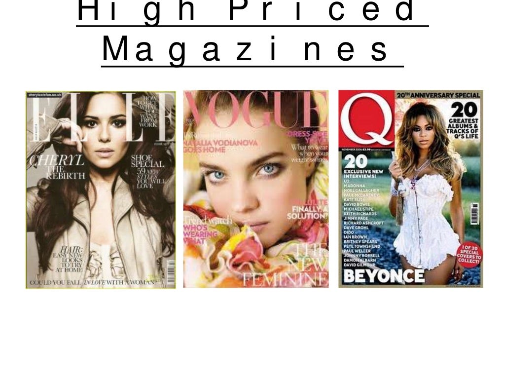 Magazine price comparison