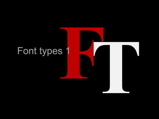 Font type research | PPTX