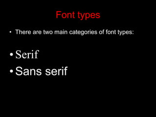 Font type research | PPTX