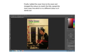 Finally I added the cover lines to the cover and
changed the colours to match the title, except the
main cover line which is in a different colour so it
stands out
 