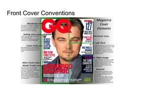 Front Cover Conventions
 